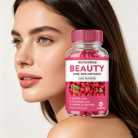 Gummies Beauté OEM Collagène Biotine Vitamine C Soutien Peau Cheveux Ongles Complément Alimentaire 60 Unités Vente en Gros Fabricant