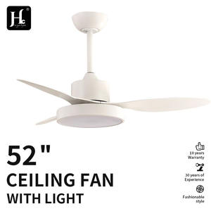 Contemporary Minimalist Style Multicolor Optional Wall Control 3 ABS Blades <b>LED</b> AC Motor 6-Speed Dimmable <b>Ceiling</b> <b>Fan</b> Light - Product Image 3