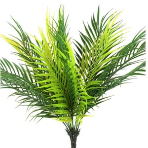 Palmera <span class=keywords><strong>artificial</strong></span>, plantas tropicales, frondas, flores verdes para el hogar, cocina, arreglo de fiesta, decoraciones de boda - Product Image 1