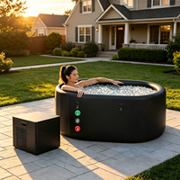 Baignoire froide gonflable portable en gros pour bain de glace extérieur, hôtel et salle de bain