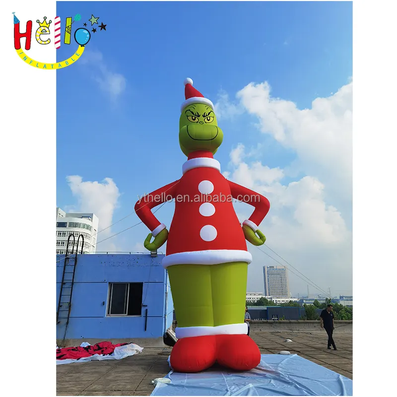OEM inflatable cartoon film character inflatable grinch for sale