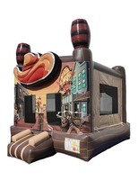 Fun Bounce BO012, Casa Inflable con Temática Deportiva 3D, 13x13x14 pies, PVC Comercial para Fiestas de Cumpleaños Infantiles y Juegos al Aire Libre