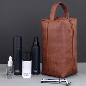 トラベルコスメバッグ トイレタリーポーチ メイクポーチ 防水PUレザー メンズ用トラベルポーチ - Product Image 2