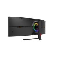 Écran LCD incurvé ultra-large pas cher 49 pouces 5120*1440 5K 240Hz Moniteur de jeu pour ordinateur PC