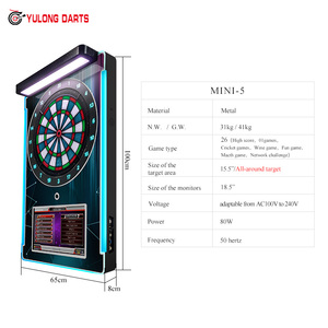 OEM ODM Custom Logo Home Arcade Premium <b>Dart</b> Machine 18.5 Inch Touch Screen Online All-round Luminous Dartboard - Product Image 4
