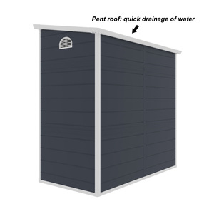 Auvent <span class=keywords><strong>de</strong></span> <span class=keywords><strong>jardin</strong></span> en résine <span class=keywords><strong>de</strong></span> protection contre les UV, toit en casse, 3.53m2 - Product Image 3