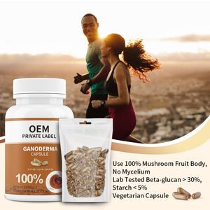 OEM ODM <span class=keywords><strong>Reishi</strong></span> mantarı kapsül mantar özü kapsül - Product Image 1