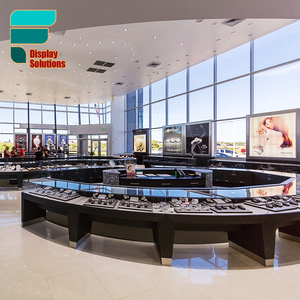 High-end luxury new design modern jewelry counter display watch showcase jewelry display cabinet