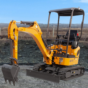 Mini-excavatrice XE17U de 1,7 tonne, à rotation zéro, chenilles rétractables, moteur Kubota fiable, pelle hydraulique compacte, prête à être expédiée - Product Image 1