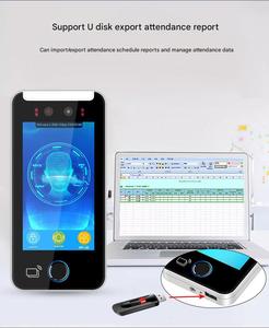 World Debuts 5-Inch Dynamic Face Recognition Attendance Machine <strong>TCP</strong>/<strong>IP</strong> <strong>WIFI</strong> Tuya App 5000 Biometric <strong>Access</strong> <strong>Control</strong> Product - Product Image 5