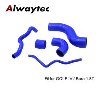 Convient pour VW GOLF 4 GTI A3 1.8T Kit de tuyau de refroidissement de tuyau de radiateur en Silicone A3 /VW GOLF MK5/ Leon 2 2.0 TFSI 04