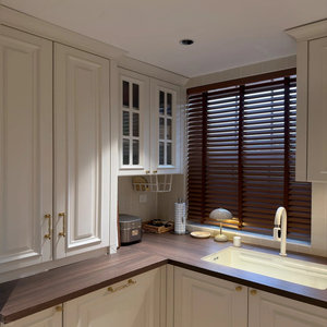 Ensemble de <span class=keywords><strong>cuisine</strong></span> modulaire classique YALIG en bois massif durable, <span class=keywords><strong>prix</strong></span> direct usine exclusif, aménagement personnalisé - Product Image 5