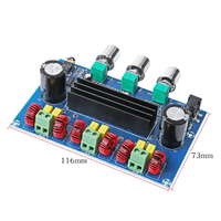 XH-A305 Bleu-dent 5.0 TPA3116D2 50Wx2 + 100W 2.1 Canal Audio Stéréo Amplificateur De Puissance Numérique Subwoofer bas Module D'AMPLI