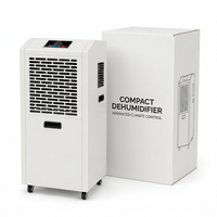 Nouveau déshumidificateur industriel électrique OEM 138L avec compresseur Hitachi 1680W, déshumidification automatique, économe en énergie