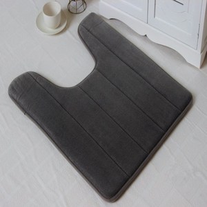 Tapis de bain en mousse à mémoire de forme <span class=keywords><strong>FIGOO</strong></span> Factory Direct [pour toilettes] – Tapis de douche durable pour zones à fort trafic - Product Image 4