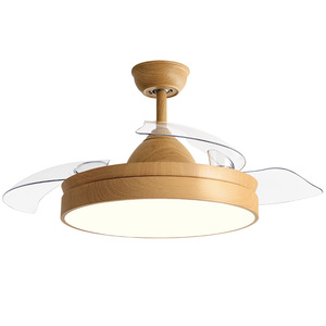 Invisible <b>Ceiling</b> <b>Fan</b> Light Led 10-15 Sqm Living Room Bedroom Smart <b>Fan</b> Chandelier - Product Image 3