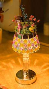 Decorazione per Feste, Lampada Decorativa Artigianale in <span class=keywords><strong>Vetro</strong></span> Mosaico Fai-da-Te per Compleanno, Natale, San Valentino, Regalo - Product Image 6