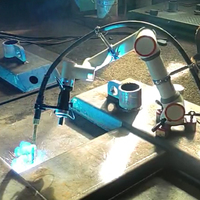 Robot Soldador Articulado con Accionamiento Servoeléctrico de Fácil Operación DREAMON, Brazo Robótico Automático de Alta Eficiencia de 6 Ejes para Soldadura MIG