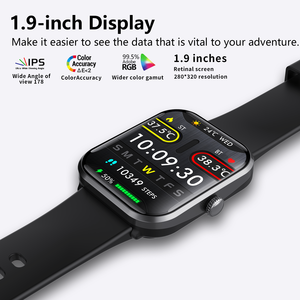 Étui en silicone étanche IP67 DF F96T pour montres connectées et bracelets intelligents avec fonction de mesure de température - Product Image 3