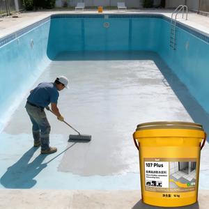 W-TOP-107- PLUS Revêtement imperméable bicolore, classique et facile à utiliser, adapté aux sous-sols, aux toits, aux piscines, aux cuisines - 16 kg - Product Image 5
