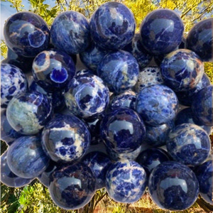 Wholesale Factory Price CrystalHola Eco-Friendly Polished Engraved Crystal <b>Ball</b> Blue Sodalite <b>Sphere</b> for Decoration Gifts - Product Image 2