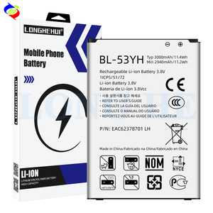 Batteria per Telefono Cellulare 3000mAh BL-53YH D851 LS990 D852 D855 per <span class=keywords><strong>LG</strong></span> <span class=keywords><strong>G3</strong></span>/<span class=keywords><strong>G3</strong></span> Stylus/<span class=keywords><strong>G3</strong></span> Dual-LTE/<span class=keywords><strong>G3</strong></span> LTE-A/<span class=keywords><strong>G3</strong></span> Prime/<span class=keywords><strong>G3</strong></span> Cat.6 - Product Image 3