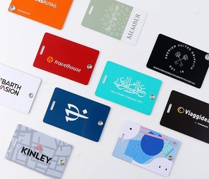 Étiquettes de sac de valise en PVC en plastique dur personnalisées de haute qualité - Product Image 3