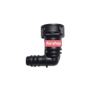 Airship 90 Degree Fuel Connector 12.61mm Plastic Quick <b>Plug</b> For <b>Rubber</b> And Nylon Tubes Automotive Parts - Product Image 3