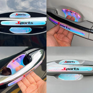 8 Uds. Pegatinas reflectantes autoadhesivas para <span class=keywords><strong>coche</strong></span>, Universal manija de <span class=keywords><strong>puerta</strong></span>, cubierta protectora contra arañazos, <span class=keywords><strong>protector</strong></span> de pintura para <span class=keywords><strong>puerta</strong></span> de <span class=keywords><strong>coche</strong></span> - Product Image 5