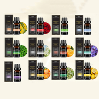 Huile de massage à marque privée, huile essentielle de lavande et de noix de coco pour les soins capillaires, hydratant, diffuseur avec flacons