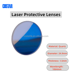 Lentilles de protection laser en silice fondue HQ avec lentille de machine de soudage laser neuve Costar - Product Image 2