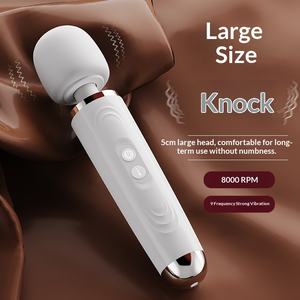 Vibrierender Doppelkopf-AV-Stick für weiblichen Orgasmus – Starker Schock-Massagestab für die weibliche Masturbation – Klitoraler Zweiter Höhepunkt - Product Image 4