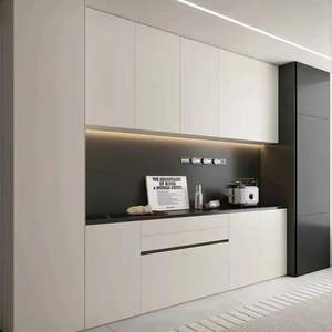 Buffet de cuisine moderne et simple, armoire murale de rangement pour le salon - Product Image 1