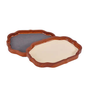 Plateau de présentation en bois de luxe personnalisé pour bijoux (colliers, boucles d'oreilles, pendentifs, bagues) avec logo, idéal pour comptoirs et présentoirs – Vente en gros - Product Image 3