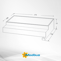 Transmetteur de température multi-entrées 8 canaux sur rail DIN Modbus RTU FF PA RS485 pour conversion de signal thermocouple Pt100