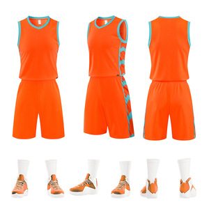 Best Custom <b>Plus</b> <b>Size</b> Adult Basketball Uniform Sets Breathable Moisture-Wicking Antibacterial Quick Dry Summer Game Shorts Sets - Product Image 2