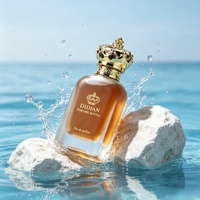 Flacon de parfum en verre carré de luxe avec logo personnalisé, plusieurs couleurs, 50 ml, 100 ml, flacon de parfum vide avec emballage haut de gamme