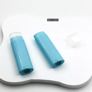 Entonnoir de surbrillance de bâton de fond de teint de tube vide bleu pour la poudre de poudre de fibre de cheveux pour la grossesse - Product Image 2