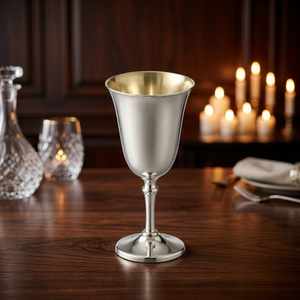 Gobelet en laiton plaqué argent - Product Image 3