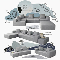 Einzelnes Schlafsofa im Minimalistischen Design mit Komprimierbarer Stapelbarkeit für Effiziente Wohnraumaufbewahrung im Wohnzimmer