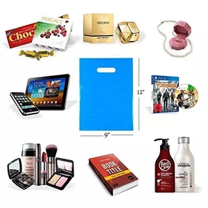 personalizado de impresión barato fácil de abrir Biodegradable morir corte bolsa de compras de plástico para la ropa de compras - Product Image 5