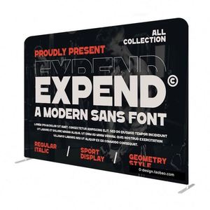 10ft 20ft 250g Polyester Portable Retractable Weather Resistant Custom Tradeshow Display Booth <b>Stand</b> <b>Backdrops</b> Events Tension - Product Image 1