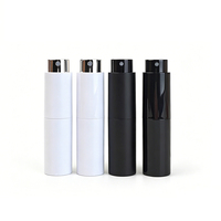 Flacon de parfum miniature de luxe personnalisé, format poche, 5 ml, en plastique ABS, avec bouchon rotatif, portable, pour voyage, flacon pulvérisateur en verre rechargeable de 5 ml