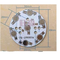 Radiador disipador de calor Led de 50mm, 60mm, 90mm con PCB para Chip Led Cob de 10W, 30W, 50W, 100W
