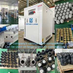 Compressore Industriale a Spirale a Due Stadi da 75KW, Senza Olio, Stazionario, Micro-Compressore d'Aria 380V con Motore Core, Ricustomizzato per Uso Industriale - Product Image 2