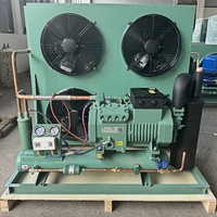 Unité de condensation de chambre froide de type ouvert, écoénergétique et écologique, avec moteur de compresseur semi-hermétique haute performance 5-20 CV pour le refroidissement