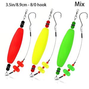 Ensemble <span class=keywords><strong>de</strong></span> pêche flottant pour poisson-chat <span class=keywords><strong>de</strong></span> style europé<span class=keywords><strong>en</strong></span>, avec double perle, hameçon rond et flotteur cigare, pour la pêche <span class=keywords><strong>en</strong></span> rivière et <span class=keywords><strong>en</strong></span> lac - Product Image 5