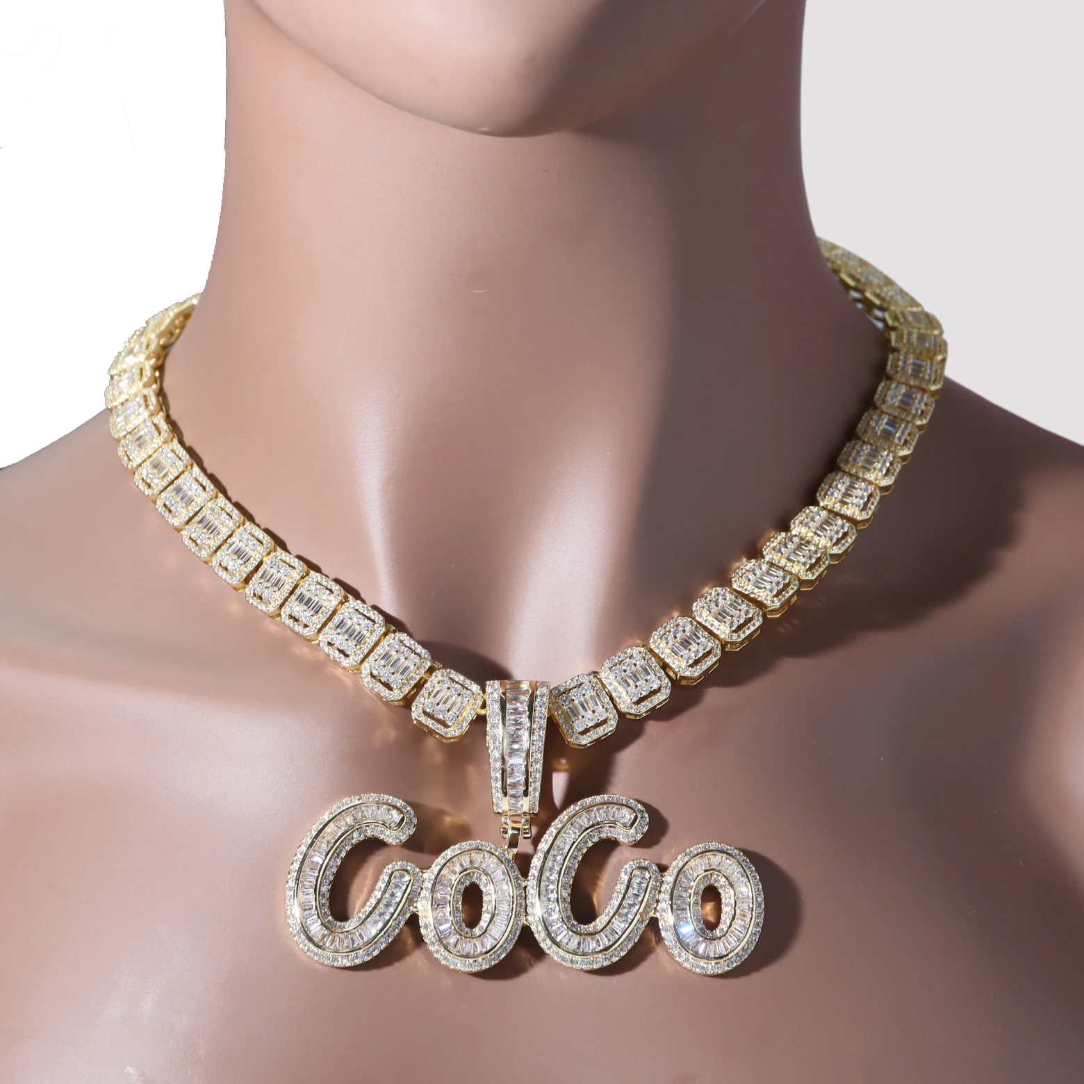 Hip Hop Custom Letters Jewelry - Iced Out Name Chains