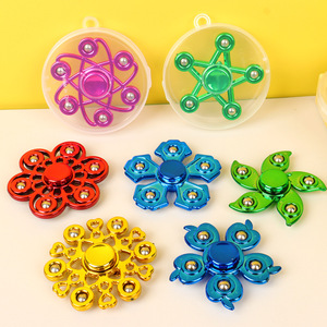 Fidget Spinners avec boîte, billes en acier électroplaqué pour soulager le stress, jouet unisexe pour les jeunes de 14 ans et plus - Product Image 4