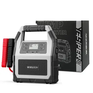 yesper 99C model high power 6000A peak current 12V/24V car battery jump starter for tractor with 42000mAh power bank